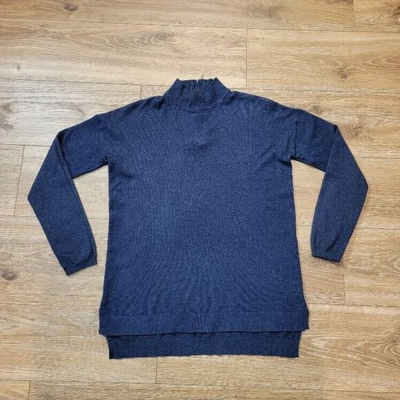 Cyrus Sweater Pullover Back Zip Women's Sz Small Long Sleeve Jumper Blue - Picture 1 of 12